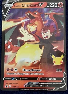 Lance's Charizard V SWSH133 Pokemon Celebrations 25th Anniversary JUMBO CARD - Picture 1 of 2