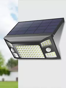 Solar Outdoor Lights Waterproof with Dual Sensors,1300Lm Solar Flood Lights O... - Picture 1 of 1