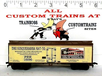 HO SCALE CUSTOM LETTEREDABBOTT & COSTELLO SUSQUEHANNA HAT. REFER 1 ALSO AVA IN O - Image 1 of 4