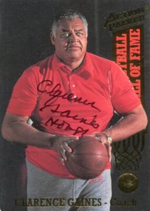 1994 Action Packed - CLARENCE GAINES - Hand Signed Autograph - WINSTON-SALEM