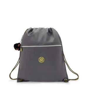 Kipling Supertaboo Drawstring/Swim Bag BACK TO GREY SS2025 RRP £29 - Bild 1 von 6