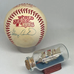 Gary Carter signed Rawlings 1986 World Series Logo Baseball JSA COA Mets A3515 - Picture 1 of 5