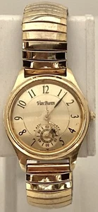 VTG Van Buren Quartz Ladies Watch New Battery WR5atm Small Second 6.5” Hong Kong - Picture 1 of 9