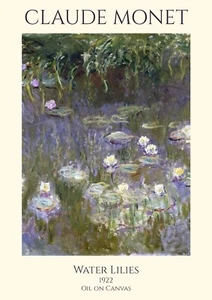 Claude Monet Poster Print A2 42 x 59cm  180gm choice from 8 UNFRAMED Wall Art - Picture 1 of 8