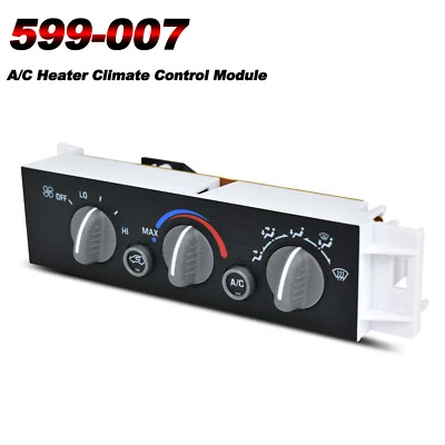 Módulo de control de clima de calefacción de aire acondicionado para camión GMC K1500 1996-1999 599-007/15-72548 Foto 1 de 4