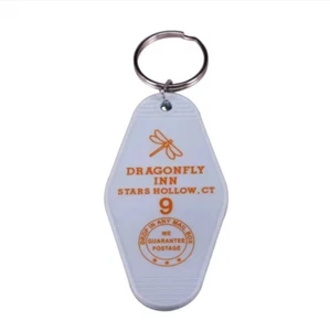 Gilmore Girls Dragonfly Inn Inspired Vintage Hotel Keyring Gift Movie Prop Key - Picture 1 of 1