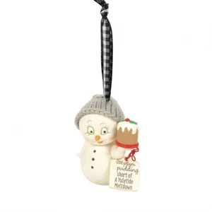 Piñones de nieve Dept 56 UN PUDÍN DE CIRUELA CORTO Adorno de piñón de nieve 6014235 NUEVO 2024 - Imagen 1 de 4