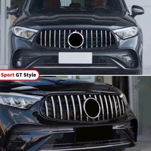 GTR Style Front Grille Grill Chrome Grilles For Mercedes Benz GLC X254 2023-2024 - Foto 1 di 2