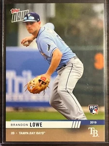 2019 Topps Now #OD-57 Brandon Lowe Tampa Bay Rays RC - Picture 1 of 2