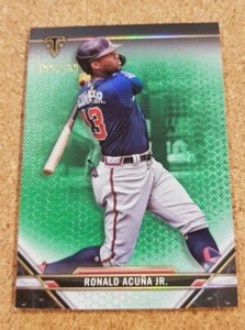 2021 Topps Triple Threads - Ronald Acuna Jr - Atlanta Braves - Parallel 199/259 - Bild 1 von 3