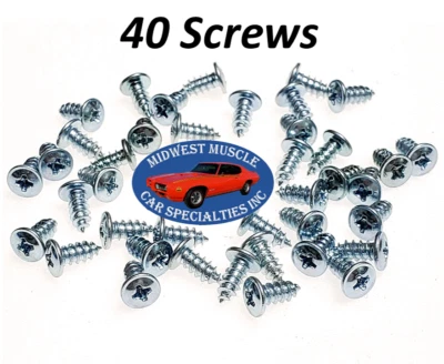 Wheel Well Opening Molding Trim Fits Dodge Challenger Charger Dart 40pcs OG - Image 1 of 4