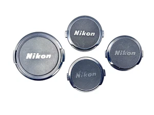Nikon Nikkor 72mm & (x3) 52mm Vintage Snap-On Front Lens Caps Rare 70's 80’s - Picture 1 of 10