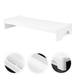 1pc Monitor Stand Computer erhöhtes Regal Home Desktop Monitor Rack (weiß) - Afbeelding 1 van 12
