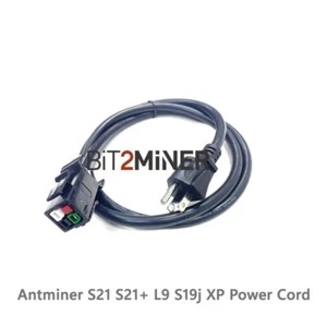 BITMAIN ANTMINER S21 S21+ L9 S19J XP POWER CABLE P13 US PLUP CABLE By DHL UPS - Picture 1 of 1