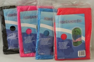 Set of 4 Mesh Laundry Bags 36" x 24" with Drawstrings Clothes, Toys, Beach - Picture 1 of 2