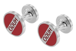 HUGO Cufflinks E-Keep Red 50401048-615 - Picture 1 of 2