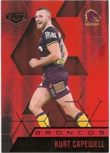 2022 Nrl Elite Mojo Ruby (MR002) Kurt CAPEWELL Broncos 19/46 - Imagen 1 de 1