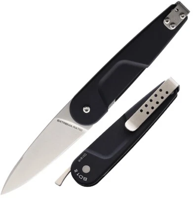Cuchillo Plegable Extrema Ratio BD1 R 2.75" Bohler N690 Hoja de Acero Negro Aluminio Foto 1 de 3