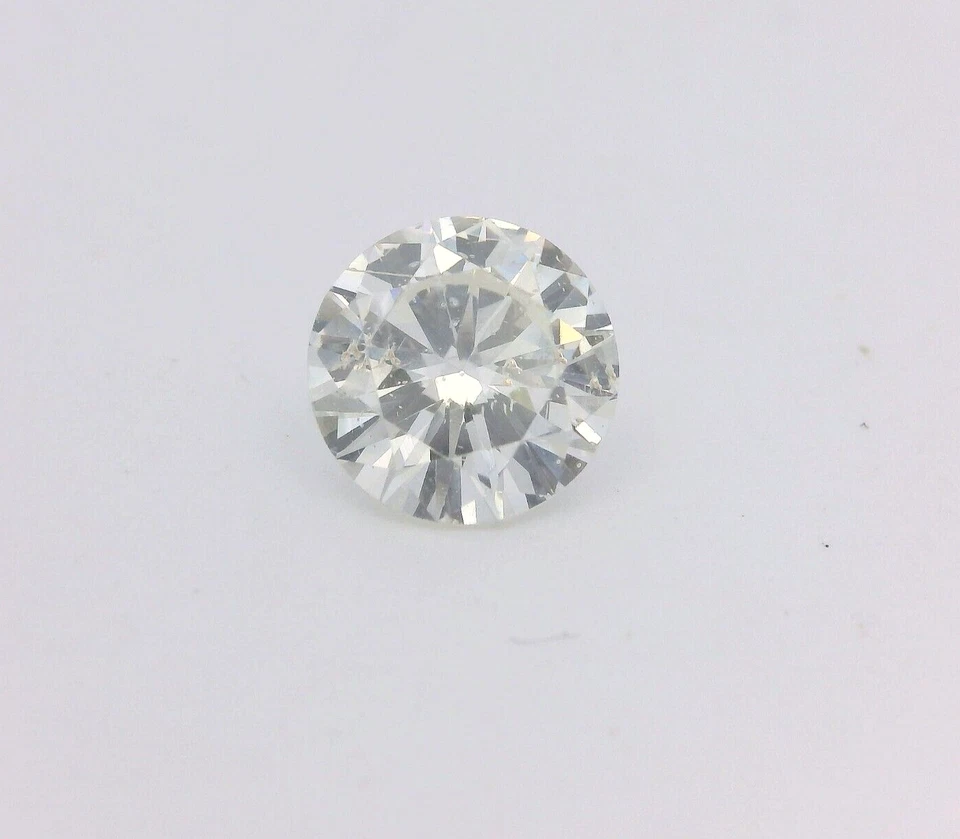GIA 0.88ct Round Brilliant Cut Loose Natural Diamond I, I1 6.29-6.35 x 3.59 - Image 1 of 2