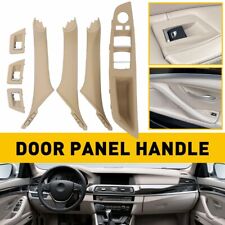 Car Inner Door Panel Handle Pull Trim Cover Beige For 2010-2016 BMW 520i 520d