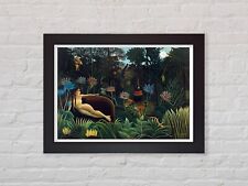 The Dream by Henri Rousseau Art Print Wall Art Poster Available Framed Primitive