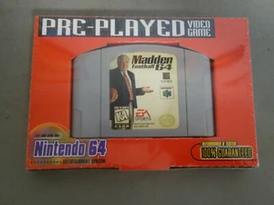 Madden NFL 2002 Nintendo 64 N64 Game Authentic! - Picture 1 of 2