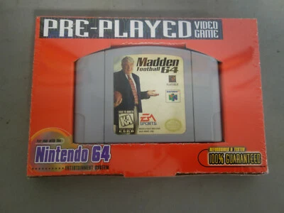 Madden NFL 2002 Nintendo 64 N64 Game Authentic! - Image 1 of 2