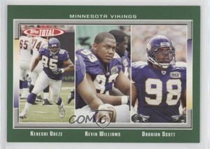 2006 Topps Total Kenechi Udeze Kevin Williams Darrion Scott #427