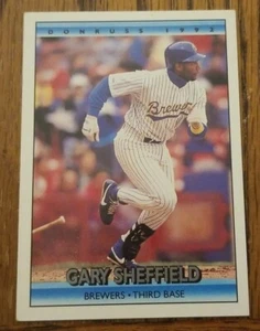 GARY SHEFFIELD 1992 Donruss #192 Milwaukee Brewers - Picture 1 of 2