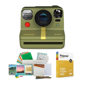 Cámara instantánea Polaroid Now generación 2 verde con kit de película y película instantánea a color - Imagen 1 de 6