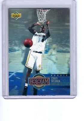 1993-94 Upper Deck Basketball Chris Webber #H28 HOLOJAM Insert - Image 1 of 2