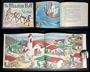 1950s Vintage Children's Book ILLUS California's Spanish Missions 1st Edition HC - Picture 1 of 19