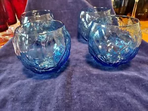 4er Set Seneca Morgantown Hellblau Roly Poly Gläser - Bild 1 von 3