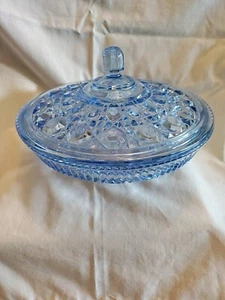 Vintage Bonboniere / geschliffenes Glas - Bild 1 von 8