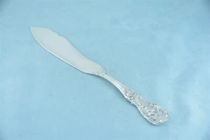 Cuchillo de pescado sólido Reed & Barton Francis I Sterling 8-1/4" marca antigua sin monograma - Imagen 1 de 7