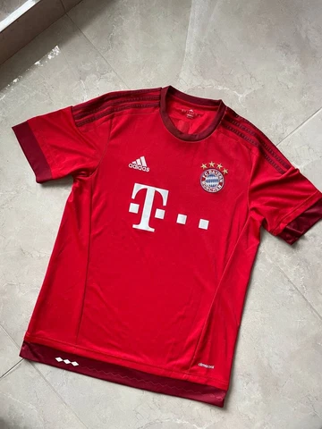 BAYERN MUNICH 2015 2016 HOME FOOTBALL SOCCER SHIRT JERSEY ADIDAS S14294 MENS M Cover