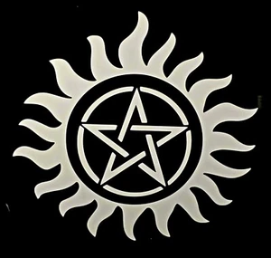 SUPERNATURAL ANTI-POSSESION VINYL DECAL STICKER 5.50"  - Picture 1 of 2