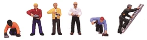 Model Power HO Working People Masons & Bricklayers pkg(6) 5748 - Picture 1 of 1
