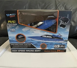Velocity Toys High Speed Racing Boat Battery Operated RC With Remote New - Picture 1 of 6