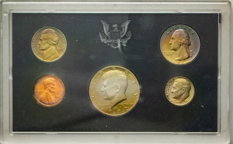 1972-S US MINT PROOF SET BU COLOR TONED MONSTER UNC #15 (DR) Cover