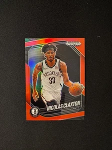 2024 Prizm Black Nicolas Claxton #120 Red Prizm /299 - Picture 1 of 2