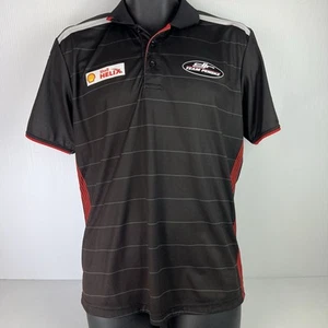 BLK DJR Team Penske V8 Supercars Licensed Team Polo Shirt Mens M Black/Red 56/71 - Picture 1 of 9
