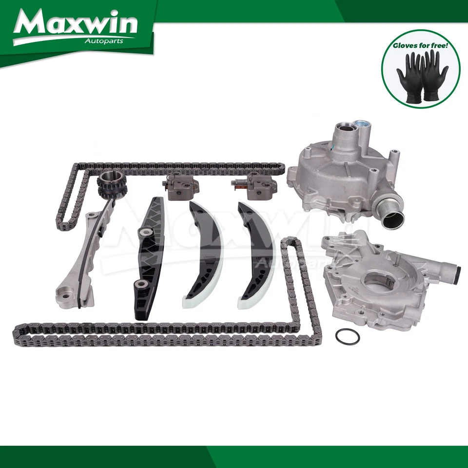 Timing Chain Kit Oil Water Pump Fit Ford Five Hundred Freestyle Mercury Montego - Imagem 1 de 4