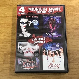 4 Midnight Movie Horror Fest Vampires & Zombies (DVD 2010) - Horror — - Bild 1 von 2