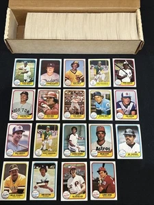 1981 Fleer Baseball Complete Set 660 Mint Baines Gibson Valenzuela RC Rookie *10 - Picture 1 of 24
