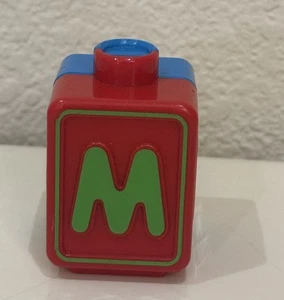 VTech Ultimate Alphabet Activity Cube Replacement Double Sided Letter Block M/Z - Picture 1 of 3