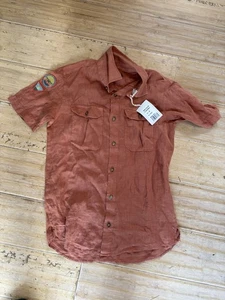 Amundsen S Leinen Safari Adventure Hemd Neu mit Etikett Herren Kurzarm - Bild 1 von 5
