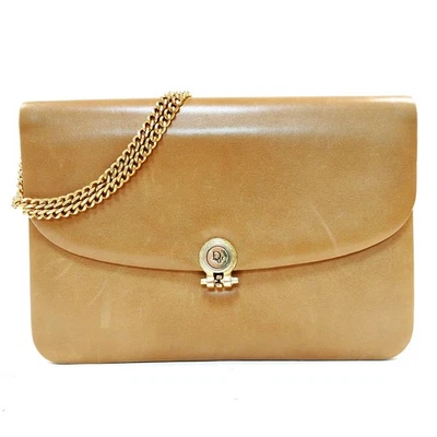 Bolso de Hombro Christian Dior Cuero Marrón 456603 Foto 1 de 4