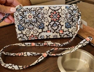Vera Bradley Crossbody Wristlet Floral Pattern, All-in-One, Phone Wallet - Picture 1 of 18