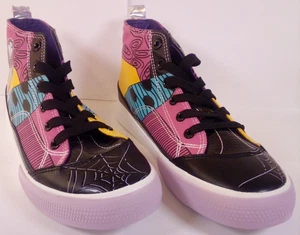 NWT Women's Disney Nightmare Before Christmas High Top Lace Up Sneakers Size 6 - Picture 1 of 9